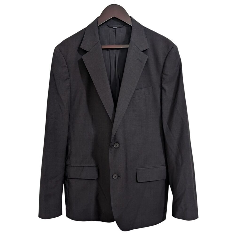 Bonobos 42R Charcoal Gray Blazer Jetsetter Italian Wool Sport Coat Jacket